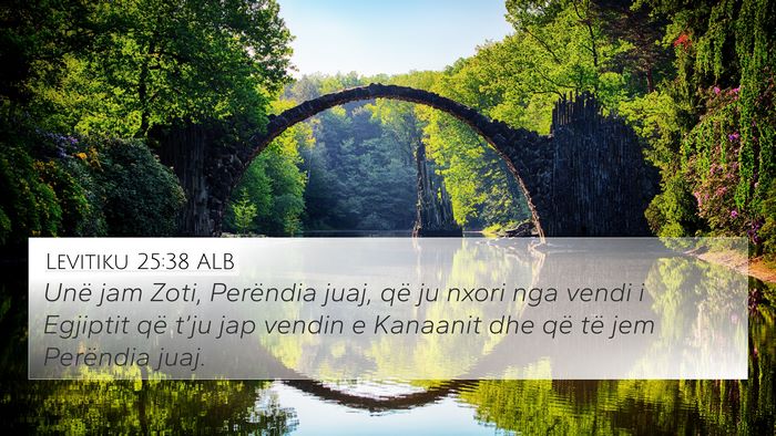 Levitiku 25:38 ALB Bible Verse Image