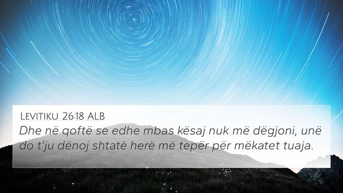 Levitiku 26:18 ALB Bible Verse Image