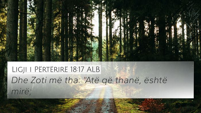 Ligji i Përtërirë 18:17 ALB Bible Verse Image