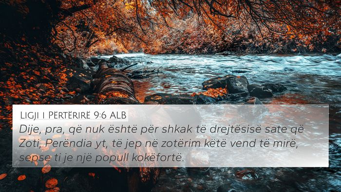Ligji i Përtërirë 9:6 ALB Bible Verse Image