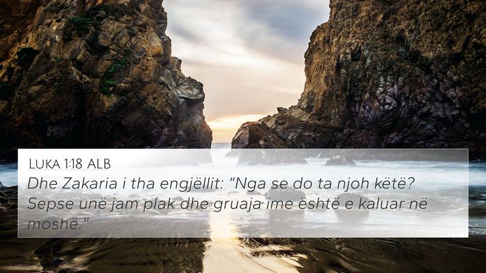 Luka 1:18 ALB Bible Verse Image