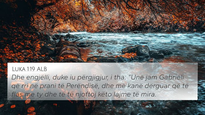 Luka 1:19 ALB Bible Verse Image
