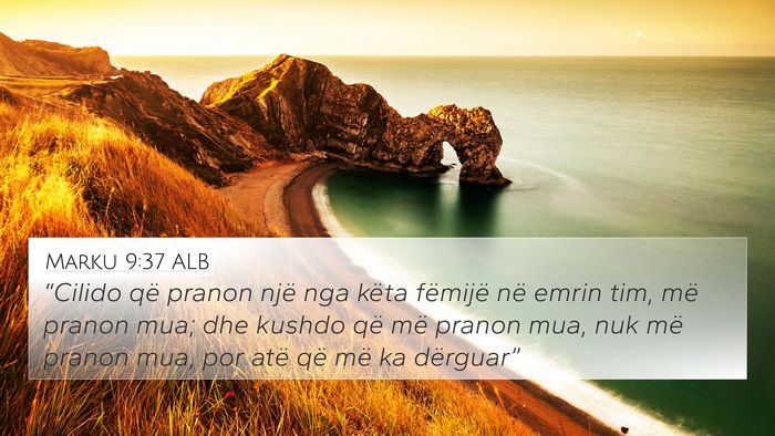 Marku 9:37 ALB Bible Verse Image