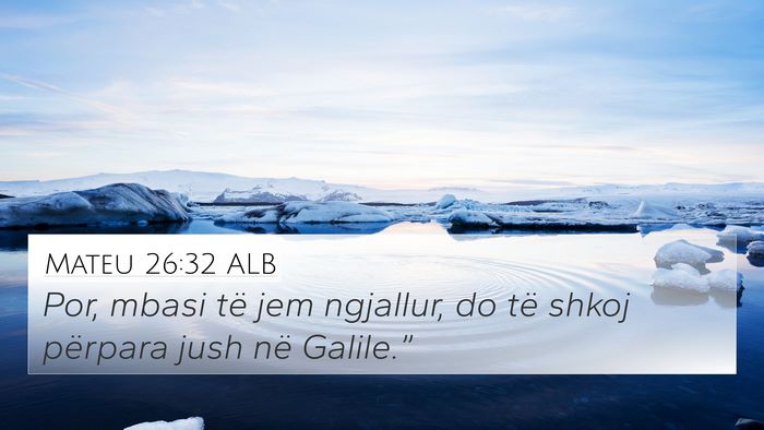 Mateu 26:32 ALB Bible Verse Image