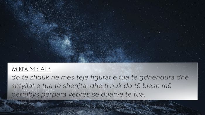 Mikea 5:13 ALB Bible Verse Image