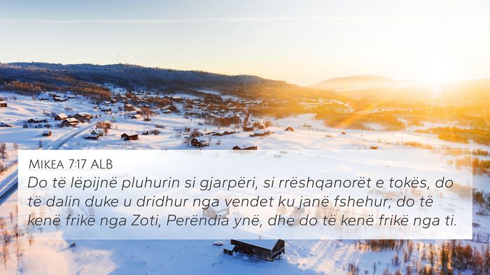 Mikea 7:17 ALB Bible Verse Image