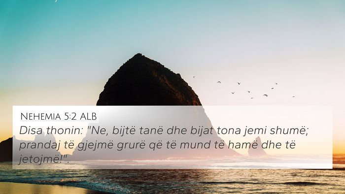 Nehemia 5:2 ALB 4K Wallpaper - Disa thonin: 