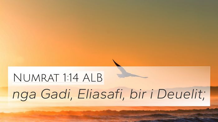 Numrat 1:14 ALB Bible Verse Image