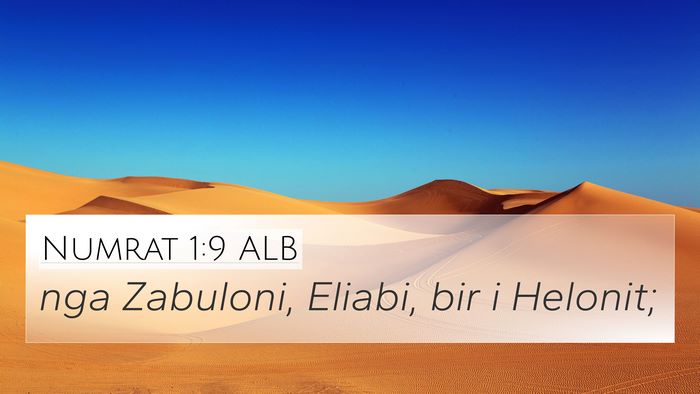 Numrat 1:9 ALB 4K Wallpaper - nga Zabuloni, Eliabi, bir i - 4K Wallpaper Bible Verse