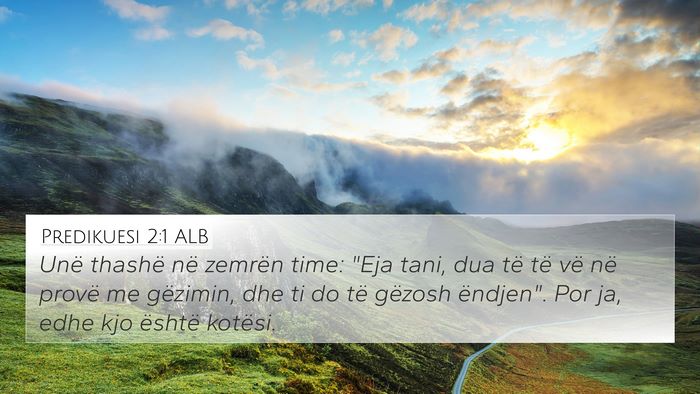 Predikuesi 2:1 ALB 4K Wallpaper - Unë thashë në zemrën time: 