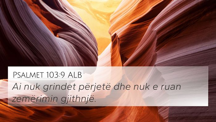 Psalmet 103:9 ALB Bible Verse Image
