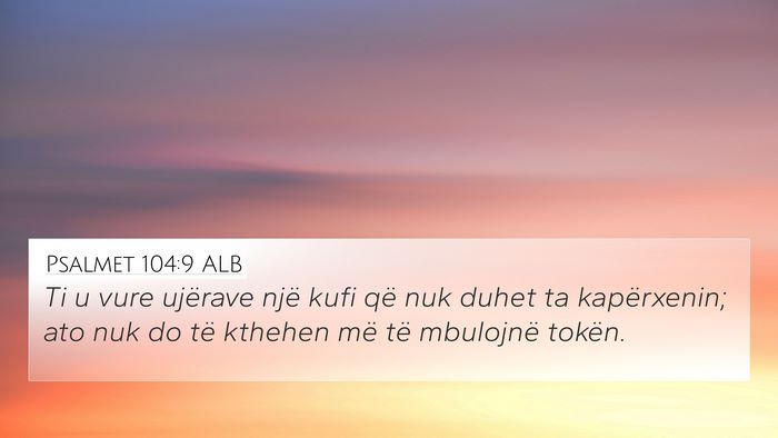 Psalmet 104:9 ALB Bible Verse Image