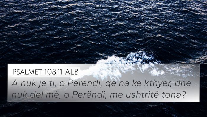 Psalmet 108:11 ALB Bible Verse Image