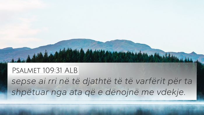 Psalmet 109:31 ALB Bible Verse Image