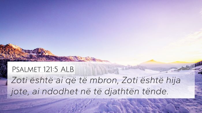 Psalmet 121:5 ALB Bible Verse Image
