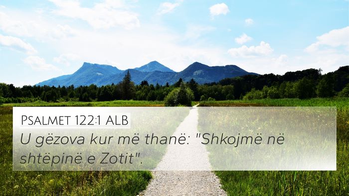 Psalmet 122:1 ALB Bible Verse Image