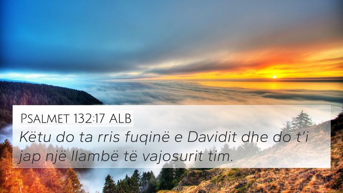 Psalmet 132:17 ALB Bible Verse Image