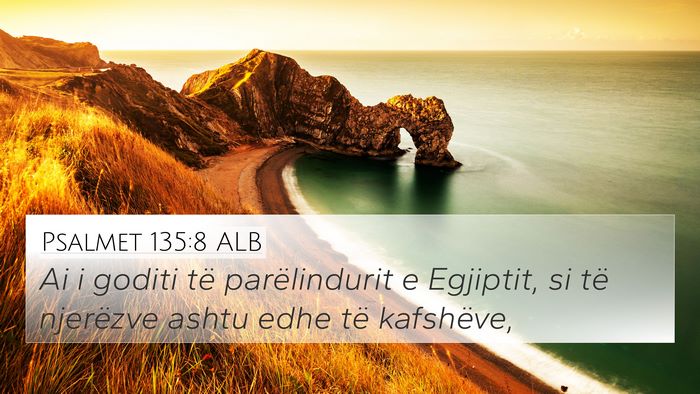 Psalmet 135:8 ALB Bible Verse Image