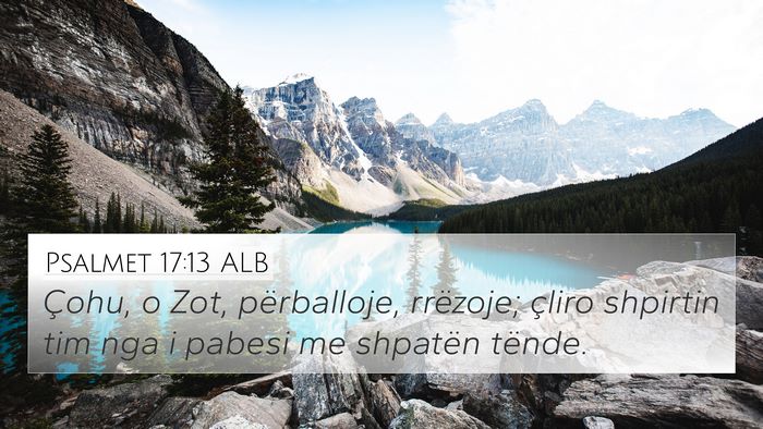 Psalmet 17:13 ALB Bible Verse Image