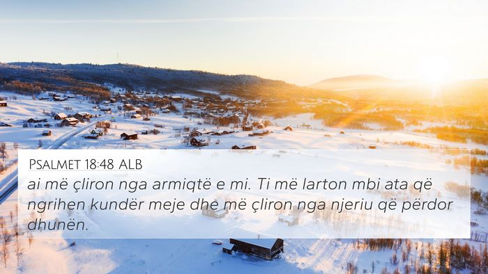 Psalmet 18:48 ALB Bible Verse Image