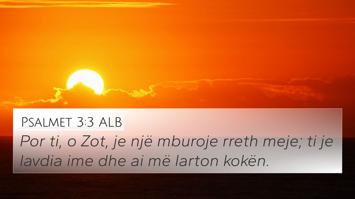 Psalmet 3:3 ALB Bible Verse Image