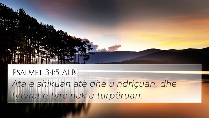 Psalmet 34:5 ALB Bible Verse Image