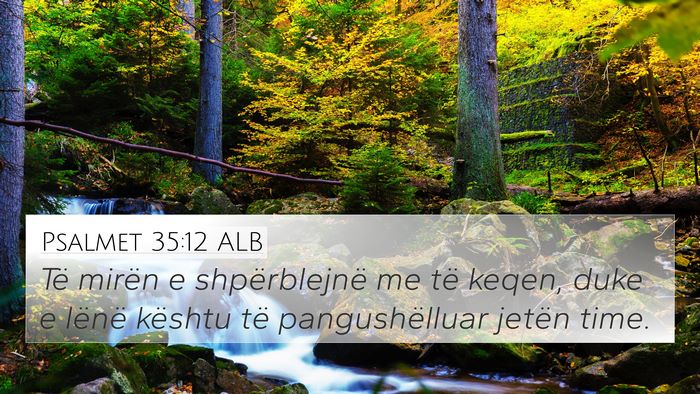Psalmet 35:12 ALB Bible Verse Image