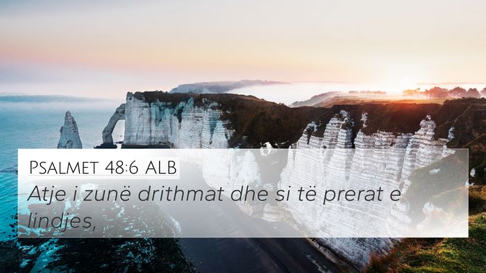 Psalmet 48:6 ALB Bible Verse Image