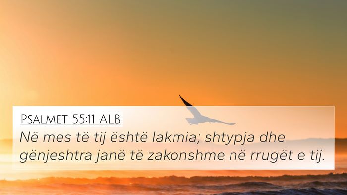 Psalmet 55:11 ALB Bible Verse Image
