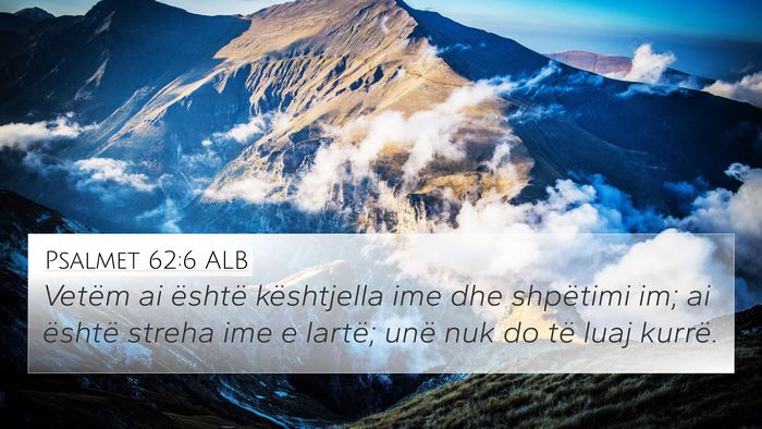 Psalmet 62:6 ALB Bible Verse Image