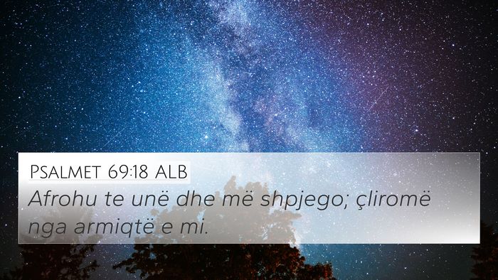 Psalmet 69:18 ALB Bible Verse Image