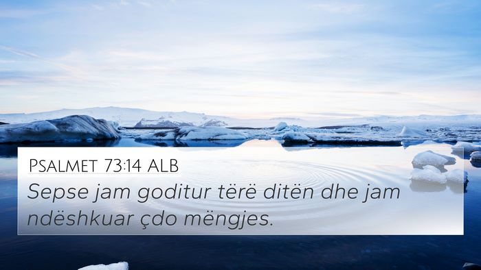 Psalmet 73:14 ALB Bible Verse Image