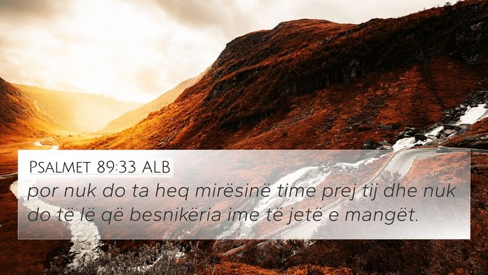 Psalmet 89:33 ALB Bible Verse Image