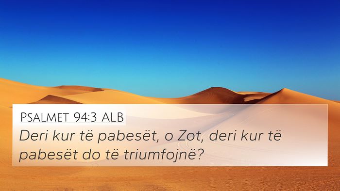 Psalmet 94:3 ALB Bible Verse Image