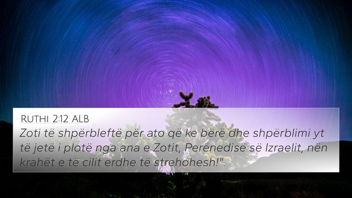 Ruthi 2:12 ALB Bible Verse Image
