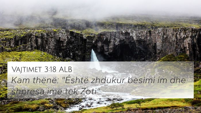 Vajtimet 3:18 ALB Bible Verse Image