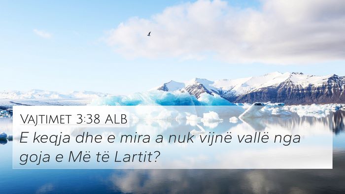 Vajtimet 3:38 ALB Bible Verse Image