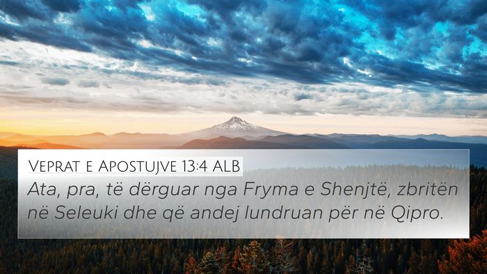 Veprat e Apostujve 13:4 ALB Bible Verse Image