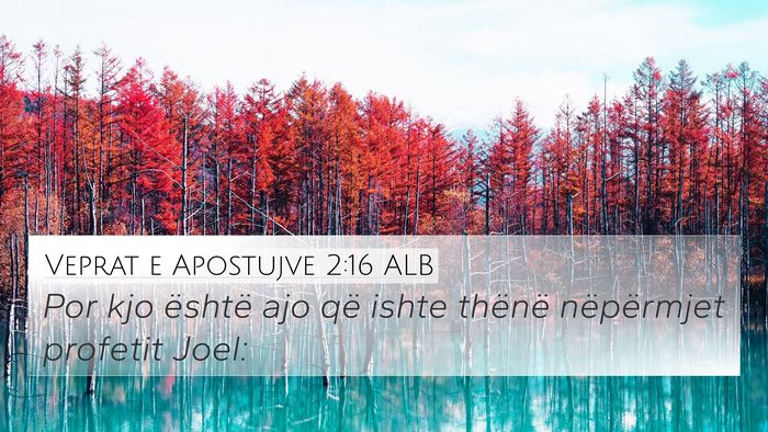 Veprat e Apostujve 2:16 ALB Bible Verse Image