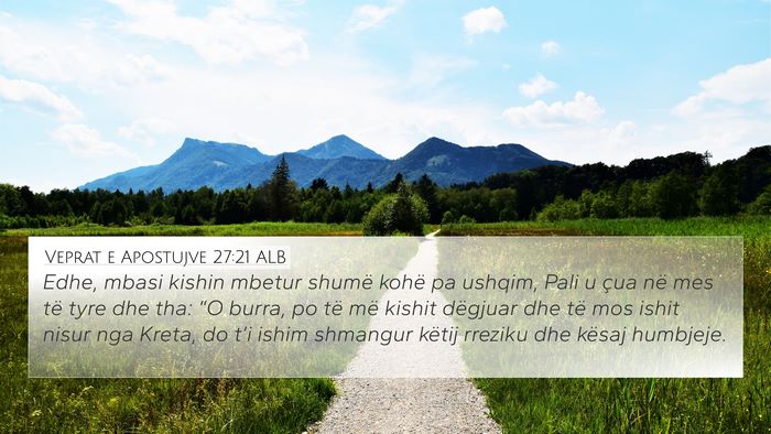 Veprat e Apostujve 27:21 ALB Bible Verse Image
