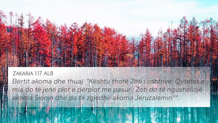 Zakaria 1:17 ALB Bible Verse Image
