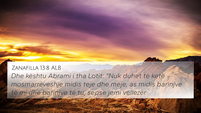 Zanafilla 13:8 ALB Bible Verse Image
