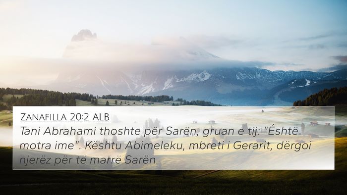 Zanafilla 20:2 ALB Bible Verse Image