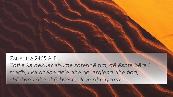 Zanafilla 24:35 ALB Bible Verse Image