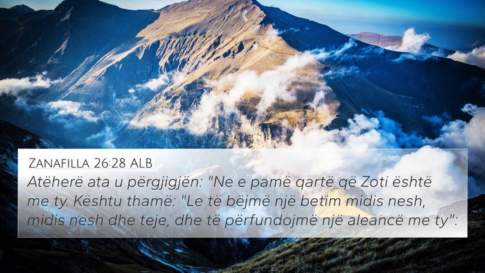 Zanafilla 26:28 ALB Bible Verse Image