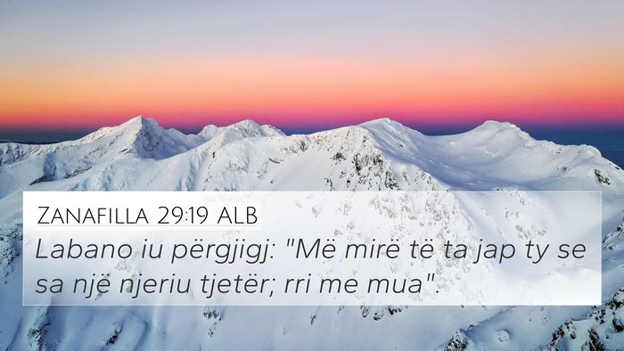 Zanafilla 29:19 ALB Bible Verse Image