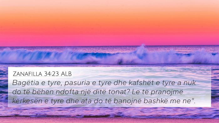 Zanafilla 34:23 ALB 4K Wallpaper - Bagëtia e tyre, pasuria e tyre dhe kafshët e - 4K Wallpaper Bible Verse