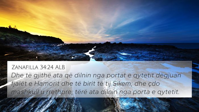 Zanafilla 34:24 ALB Bible Verse Image