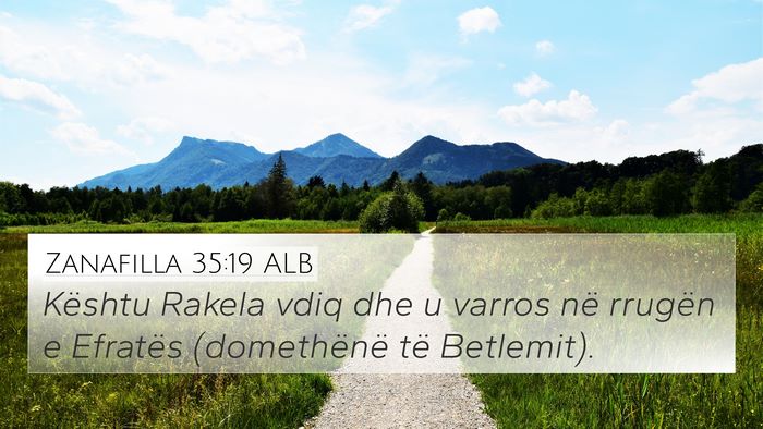 Zanafilla 35:19 ALB Bible Verse Image
