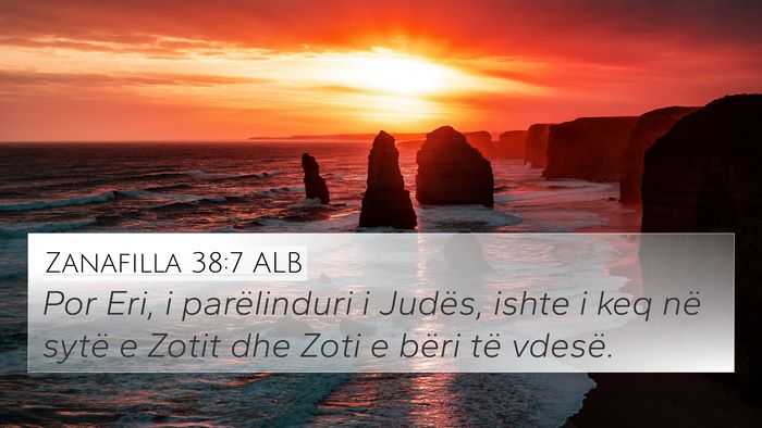 Zanafilla 38:7 ALB Bible Verse Image